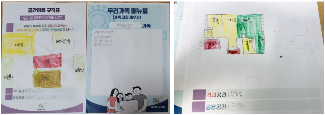 자가격리 매뉴얼 가족 그림2