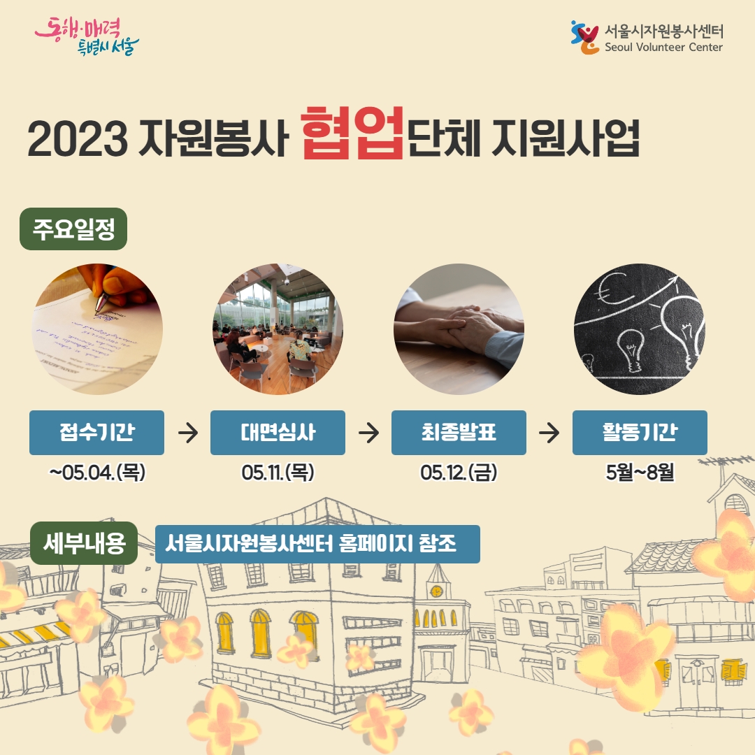 2023 자원봉사 협업 단체 지원사업