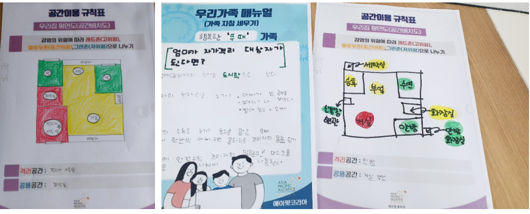 서대문구 재난회복캠프 공간이용 규칙표